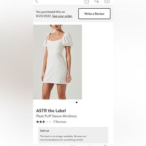 ASTR dress